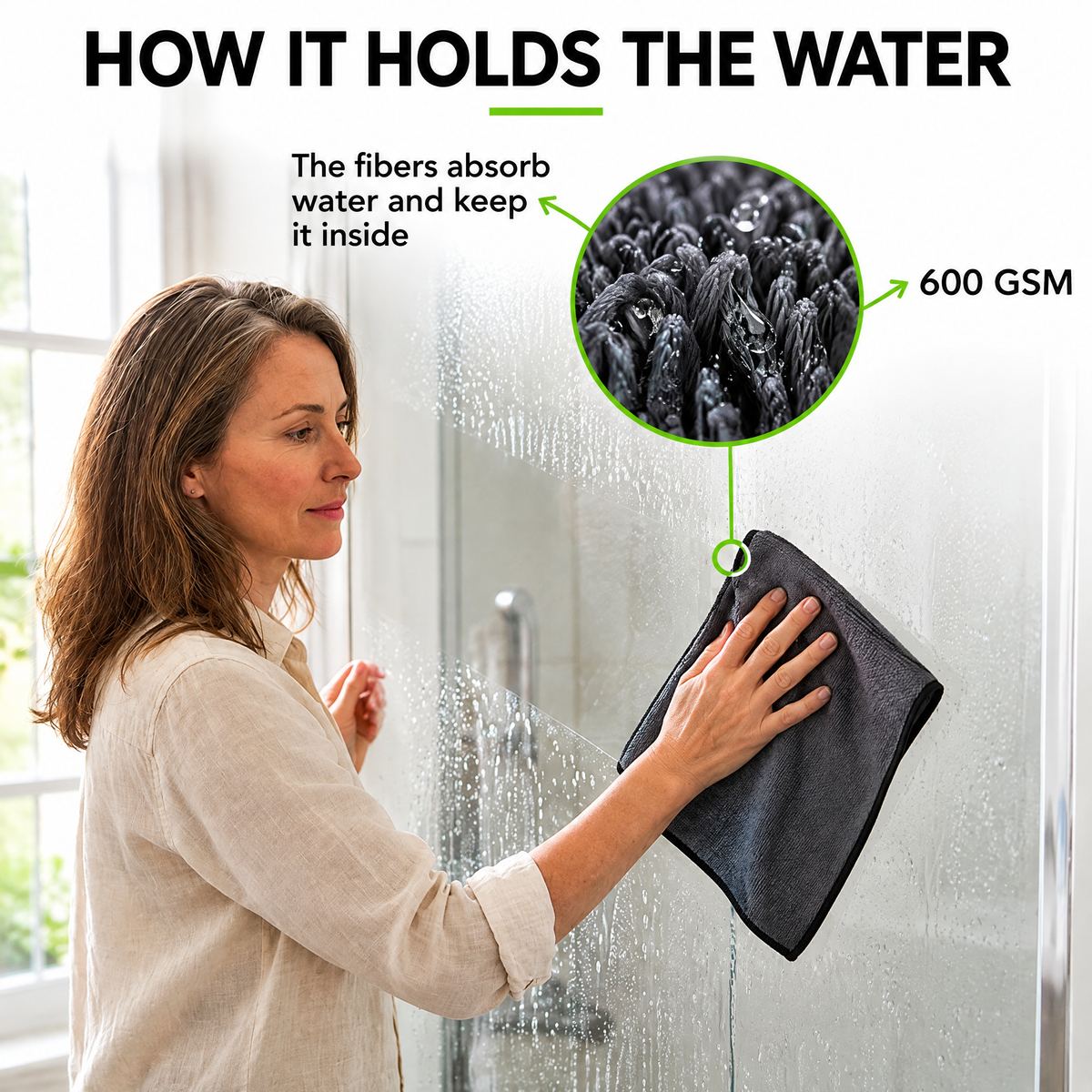 How it holds the water