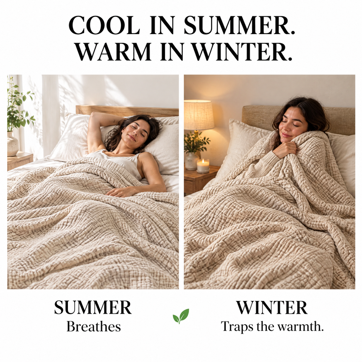 Cool in summer, warm in winter