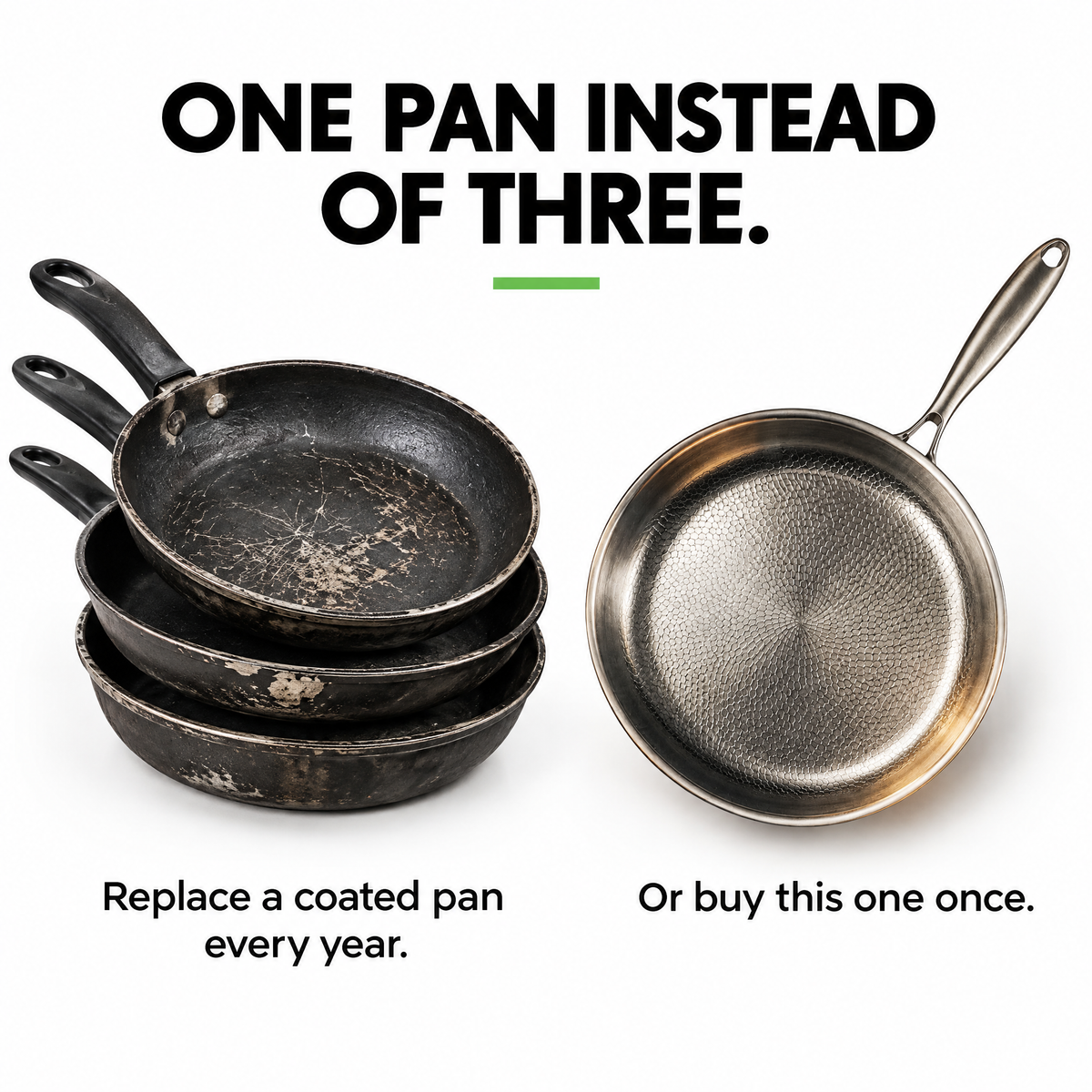 One pan instead of three
