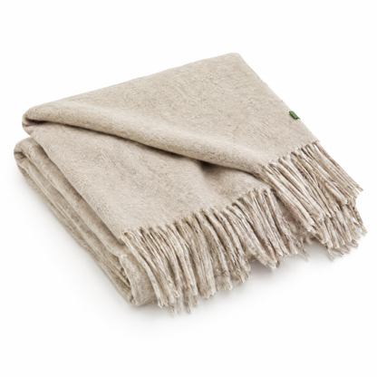 Folded fleece drape shawl